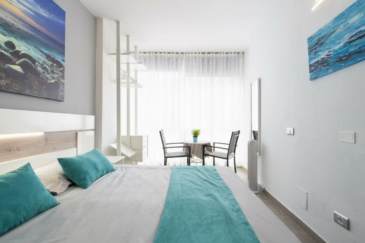 라스팔마스 1St Line Studio Las Canteras Beach - Wifi 아파트 외부 사진