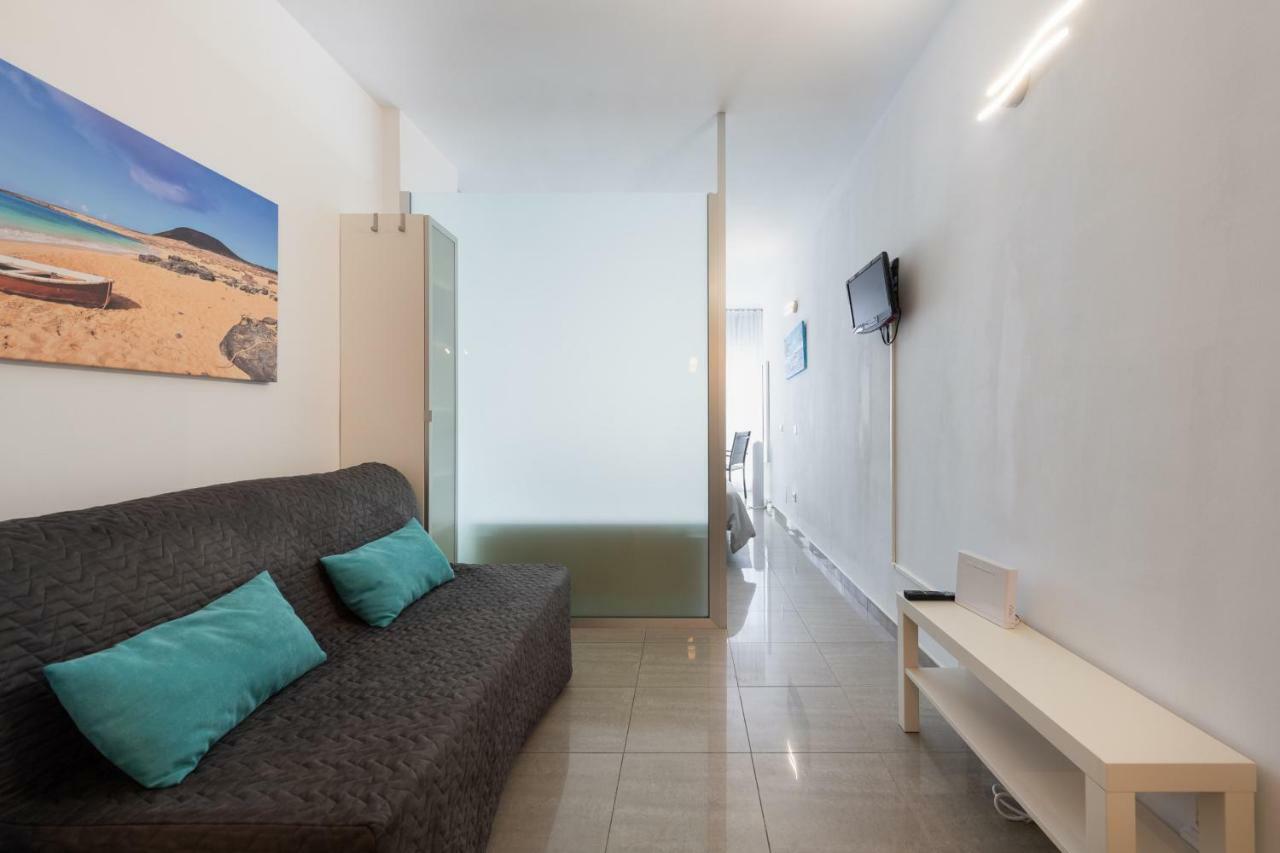 라스팔마스 1St Line Studio Las Canteras Beach - Wifi 아파트 외부 사진