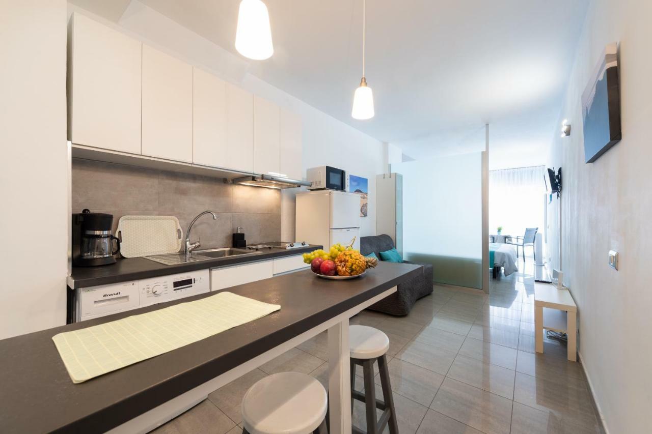 라스팔마스 1St Line Studio Las Canteras Beach - Wifi 아파트 외부 사진