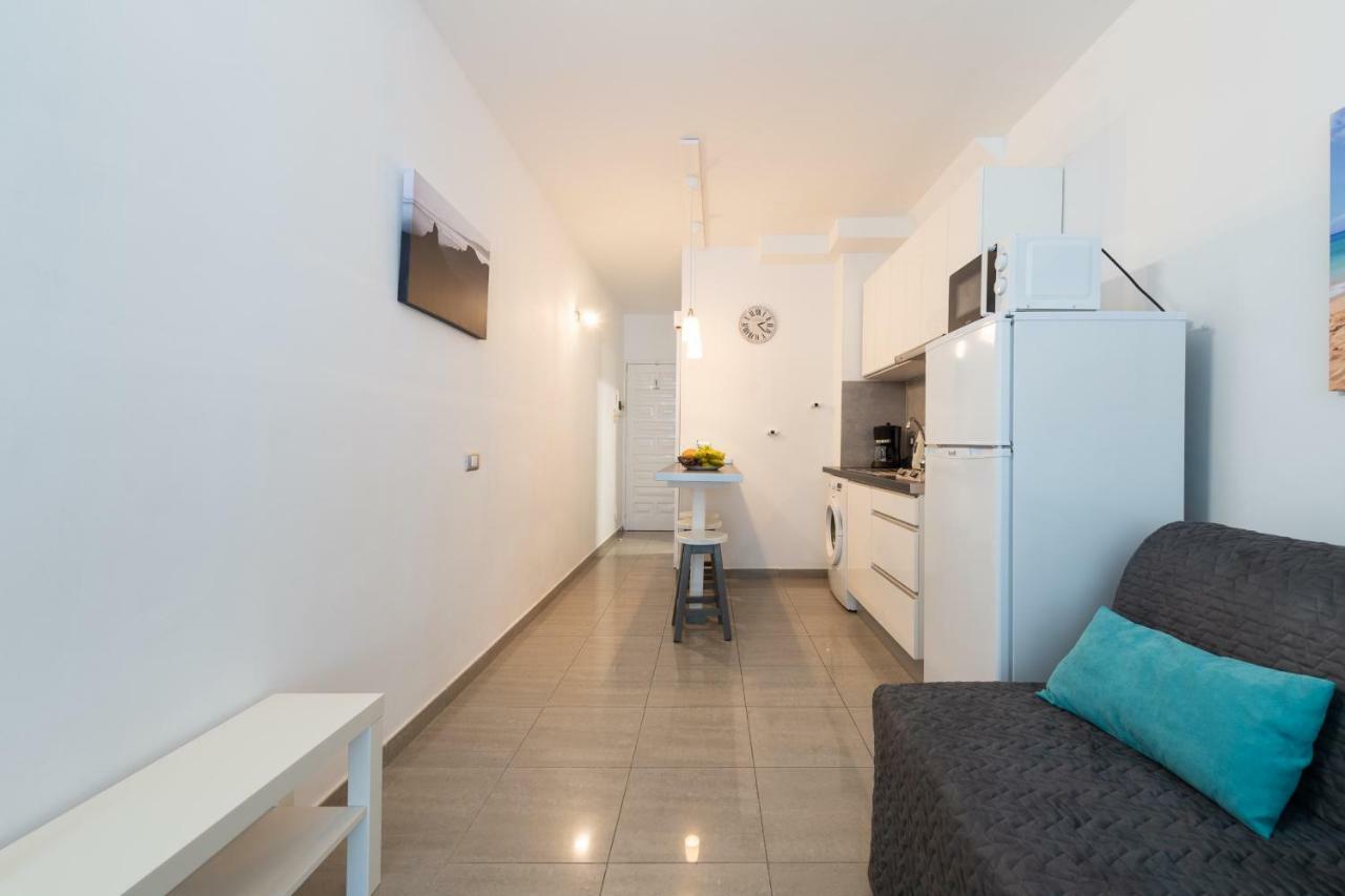 라스팔마스 1St Line Studio Las Canteras Beach - Wifi 아파트 외부 사진