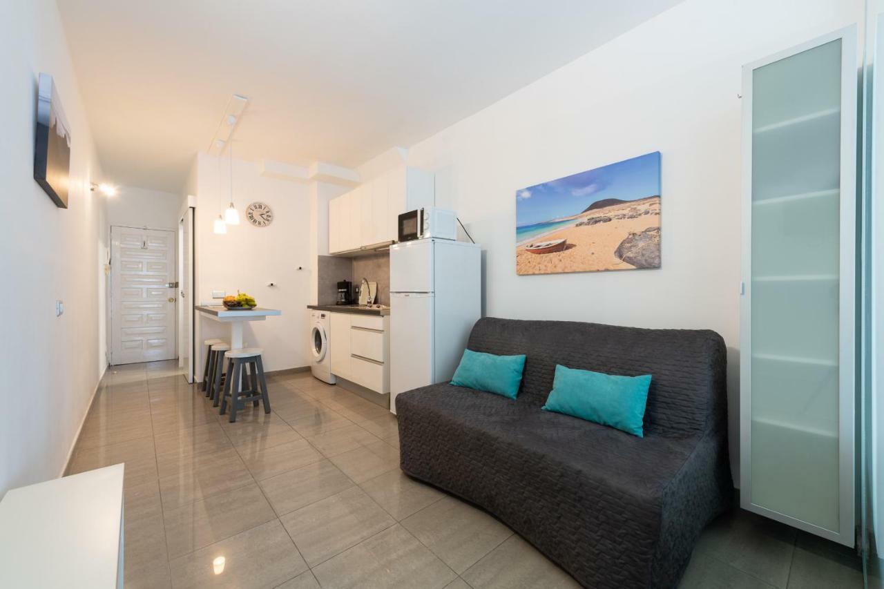 라스팔마스 1St Line Studio Las Canteras Beach - Wifi 아파트 외부 사진